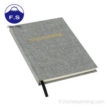 Couverture de tissu personnalisé Logo Golden Foil Daily Gratitude